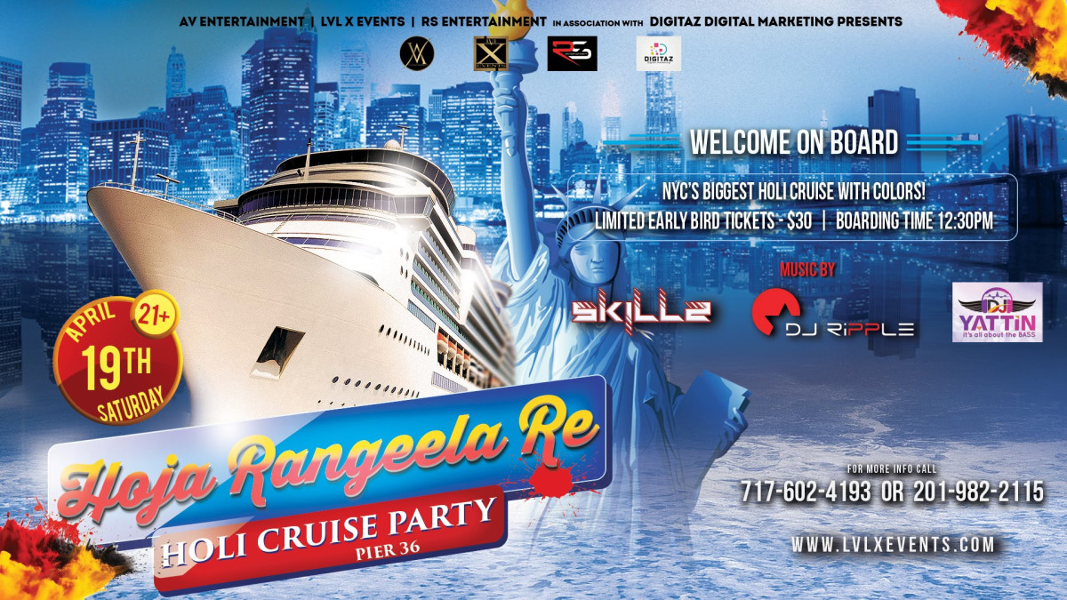 NYC - Holi Cruise With Co ..