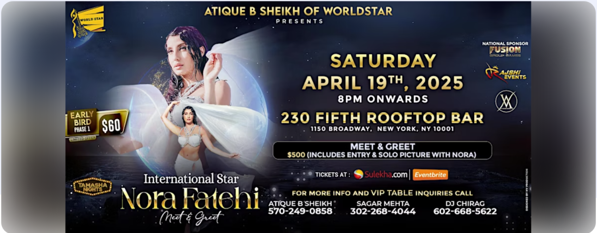 NORA FATEHI LIVE IN MANHA ..